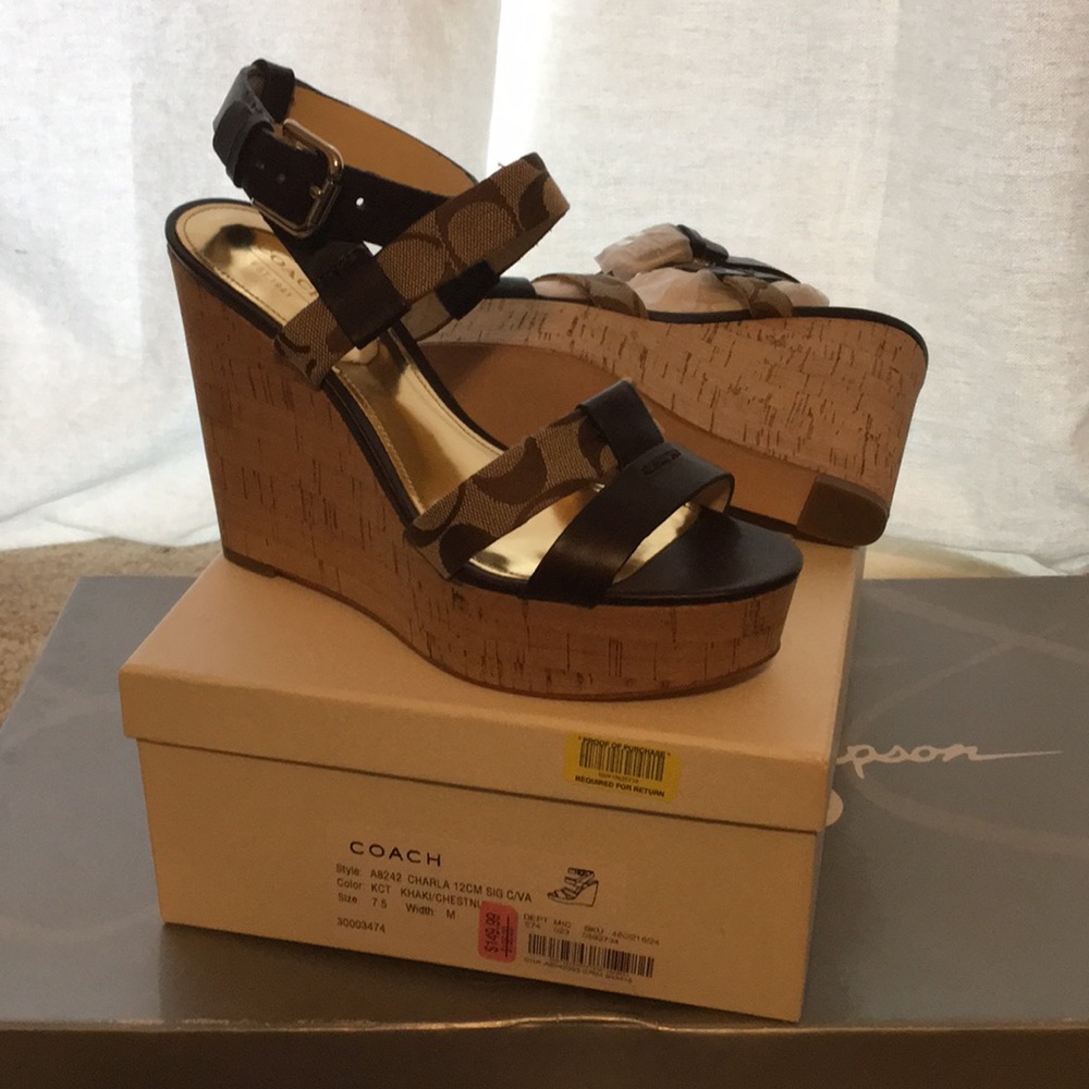 Coach wedges
